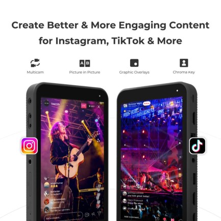 Yololiv inStream Dikey Canlı Yayın Cihazı Live Streaming Encoder And Monitor Instagram - Tiktok - Thumbnail